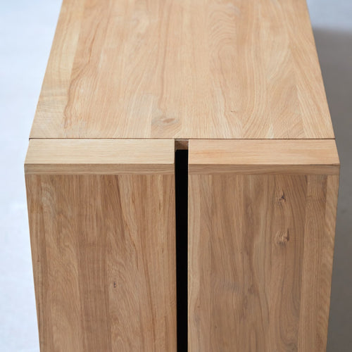 Tikamoon Massief eikenhouten buffet 210 cm - Naturel - vtwonen shop