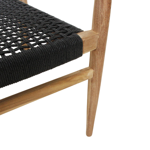 Raw Materials tuinstoel met armleuning Verano - Zwart - vtwonen shop