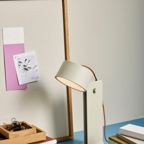 Hübsch bord Collage - canvas/mdf/eikenfineer - 50x35xh3cm - vtwonen shop