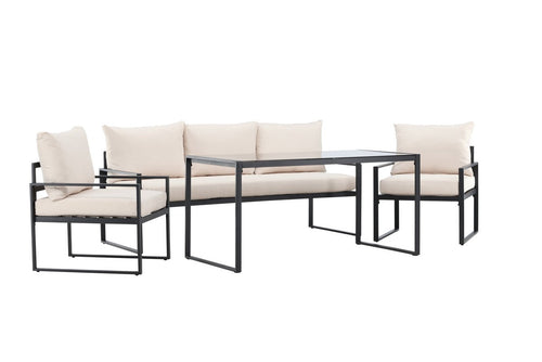 Rebellenclub Loungeset Pelmo - Zwart