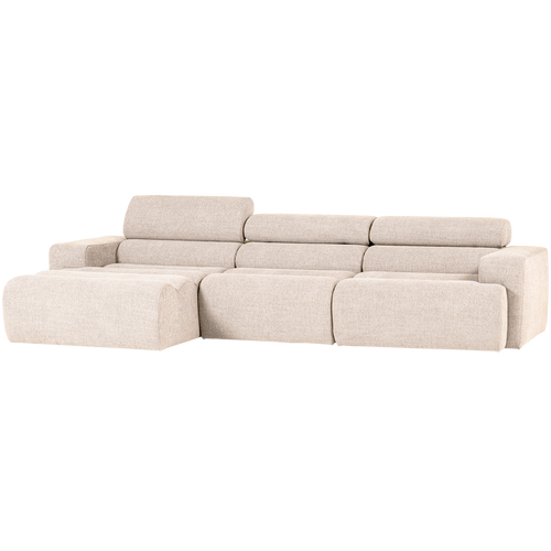 WOOOD chaise longue bank links Novi - Polyester - Naturel - vtwonen shop