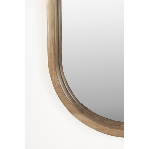 Housecraft Living Thun Spiegel/ Passpiegel  Ovaal 120x26 cm Hout - Beige - vtwonen shop