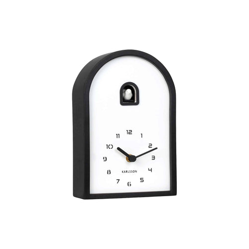 Karlsson wandklok Curva Cuckoo - bruin - 6.4x16.8x24.8cm