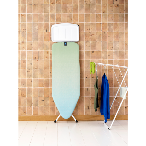 Brabantia Strijkplank C - 124x45 - met solide stoomunithouder - soothing sea - vtwonen shop