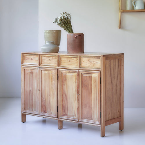 Tikamoon Buffet van mindihout 120 cm - Naturel - vtwonen shop