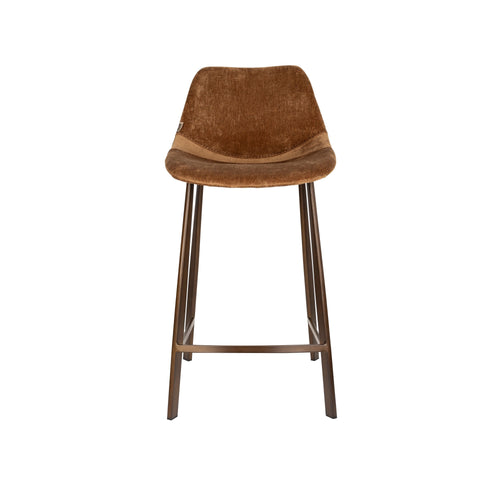 Dutchbone Franky Barkrukken 65 cm Cognac  - Set van 2