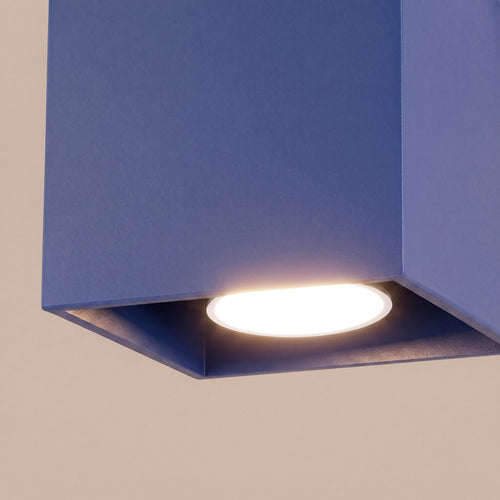 Sollux Lighting Plafondlamp QUAD 1 ultramarijn - 10x10x10cm