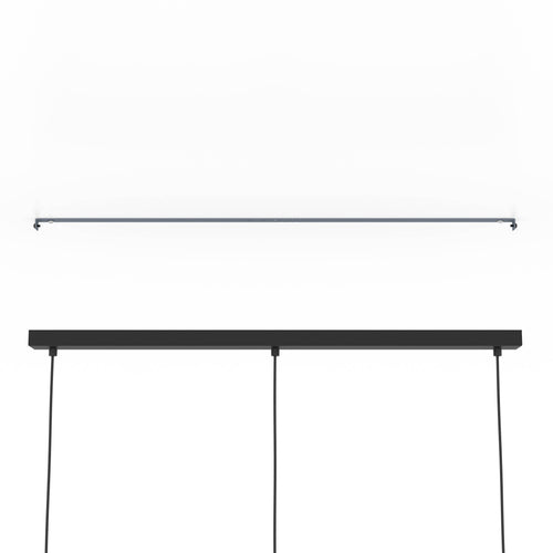 EGLO hanglamp Nafferton - e27 - 80 cm - zwart/bruin - vtwonen shop