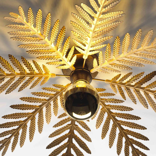 Ylumen plafondlamp Palm - 1 lichts - 65  x 10   cm - goud bruin - vtwonen shop