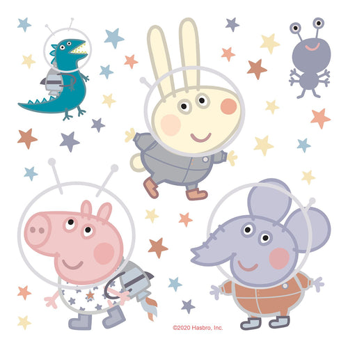 Sanders & Sanders muursticker Peppa Pig multicolor - 30 x 30 cm - 601339