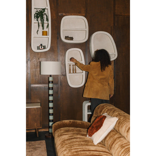 Dutchbone Douglas 3-zitsbank Velours Cognac Bruin - vtwonen shop