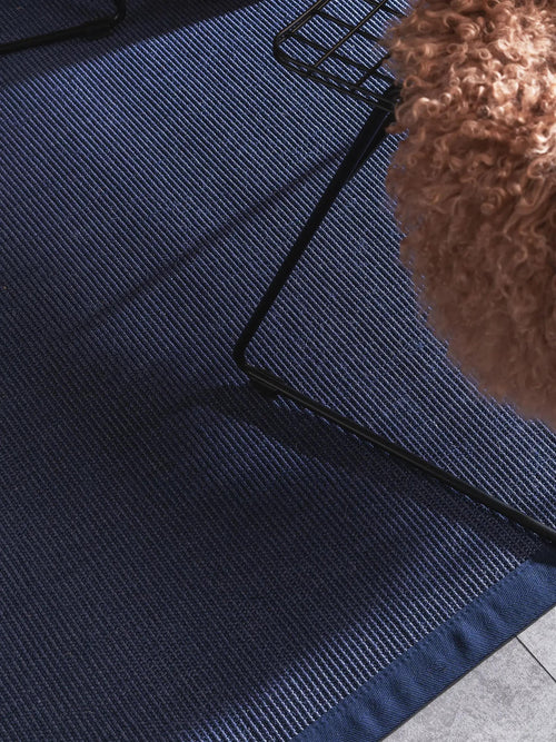 benuta sisal vloerkleed Sana - blauw - 160x230 cm
