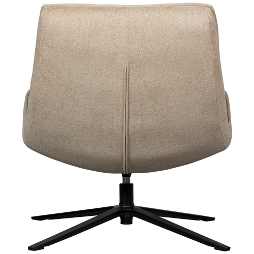 WOOOD draaibare fauteuil Maudi - Polyester - Naturel - 84x74x86 - vtwonen shop