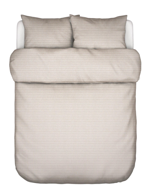 Marc O'Polo Loke dekbedovertrek - Lits-Jumeaux - 240x200/220 cm - Oatmeal