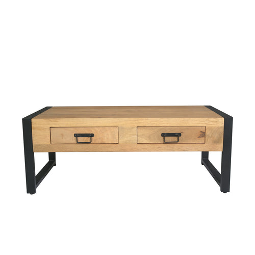 Starfurn Salontafel Britt - Rechthoekig Naturel Hout - 120x60x45cm