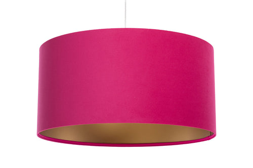 bpskoncept hanglamp Melora - velours & felroze - Ø40 cm
