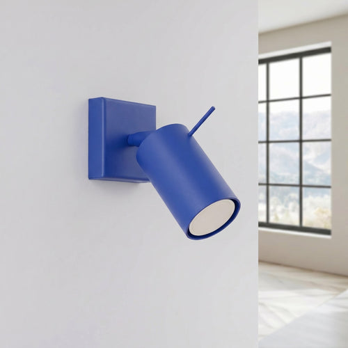 Sollux Lighting Wandlamp RING ultramarijn - 8x16x8cm