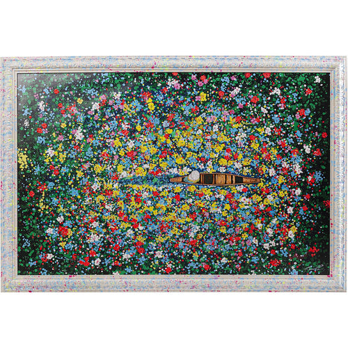 Kare Design Schilderij drijvende bloemenmarkt 150x100cm - vtwonen shop