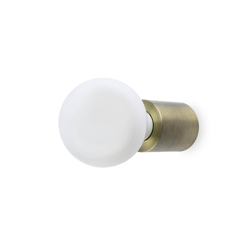 Faro Ten - 1 Licht Binnenkaars Wand- / Plafondlamp Antiek goud, E27