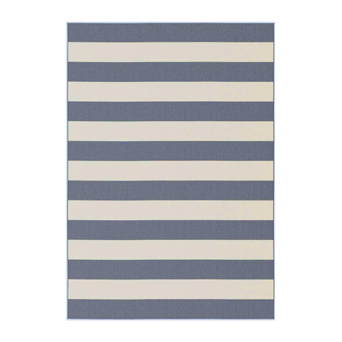 AFK Living vloerkleed Mykonos - voor binnen en buiten - blauw - 140 x 200 cm