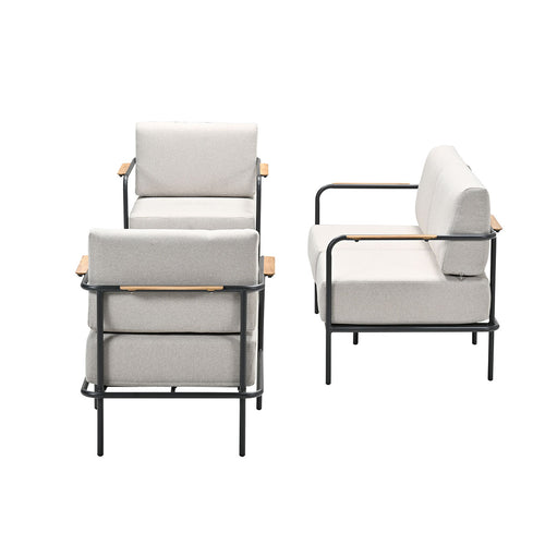 Garden Impressions loungeset Magday desert sand - 4-delig - vtwonen shop