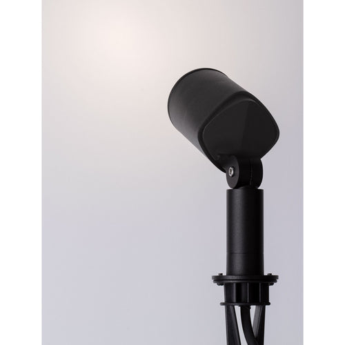 Nova Luce SPY 19 cm buitensteker met zandkleurige zwarte GU10 fitting, 1x10W, IP65