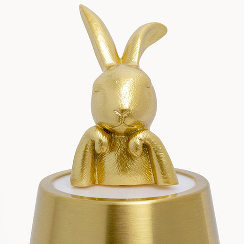 Kare Design Tafellamp Animal konijn LED 29cm goud