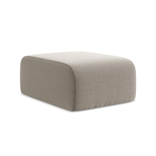 LaMiaSofa Poef Cervo - velours - taupe - 72x94x42