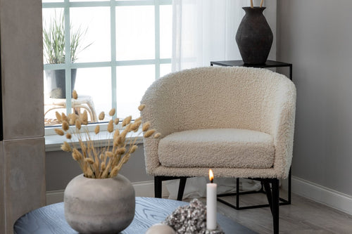 Rebellenclub Fauteuil Minerva - Beige - vtwonen shop