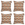 Madison sierkussen Madison Home - multikleur - 45x45x10cm - set van 4