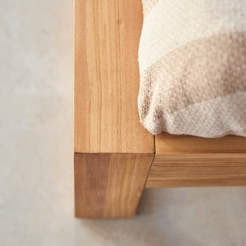 Tikamoon Bed van massief teakhout 160 x 200 cm - Naturel - vtwonen shop