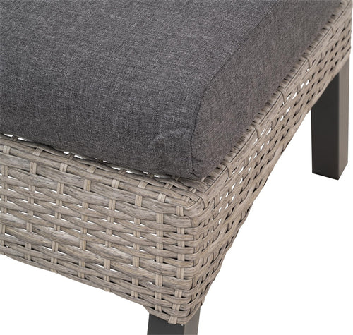 Lesli Living voetenbank Treviso - grijs - 60x57,5x31cm