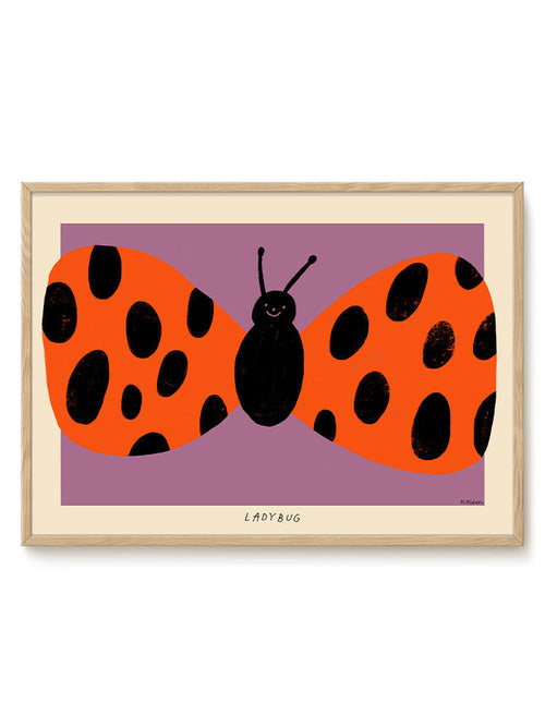 Madelen - Ladybug - PSTR studio Kunst Poster - vtwonen shop