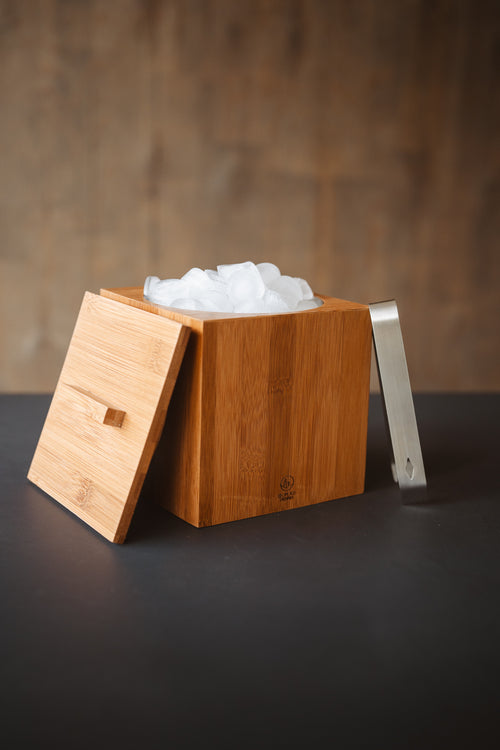 Leopold Vienna - IJsemmer met deksel Barolo + tang 1,8 liter - vtwonen shop