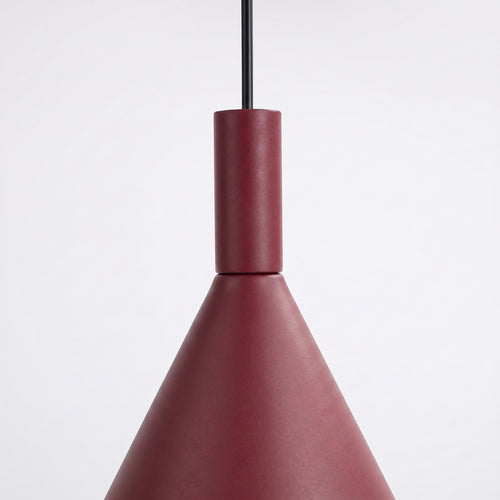 Sollux Lighting Hanglamp NOX 25 bordeaux - 24,5x24,5x140cm
