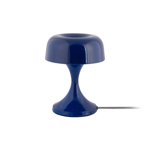 Leitmotiv tafellamp Moda Retro - blauw - 15.5x15.5x20cm - Paddenstoellamp
