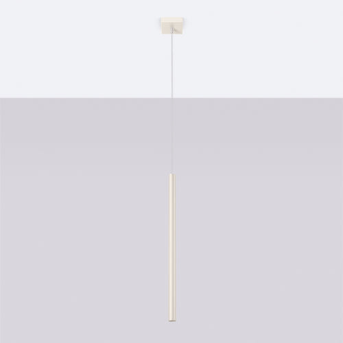 Sollux Lighting Hanglamp PASTELO 1 beige - 8x8x114cm