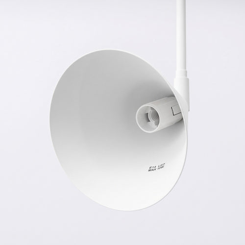 Sollux Lighting Wandlamp NOX 1 wit met schakelaar - 14x61x30cm