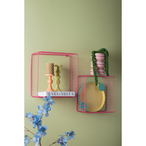 Present Time vaas Macaron - roze - Ø9.3cm