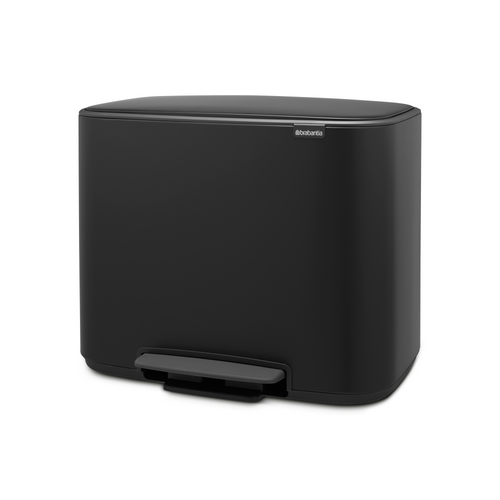 Brabantia Bo Pedaalemmer, 1 binnenemmer, 36 liter - Matt Black
