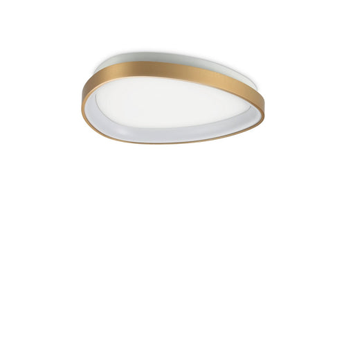 Ideal Lux GEMINI Geïntegreerde LED-plafondlamp, messing, 2950lm, 4000K