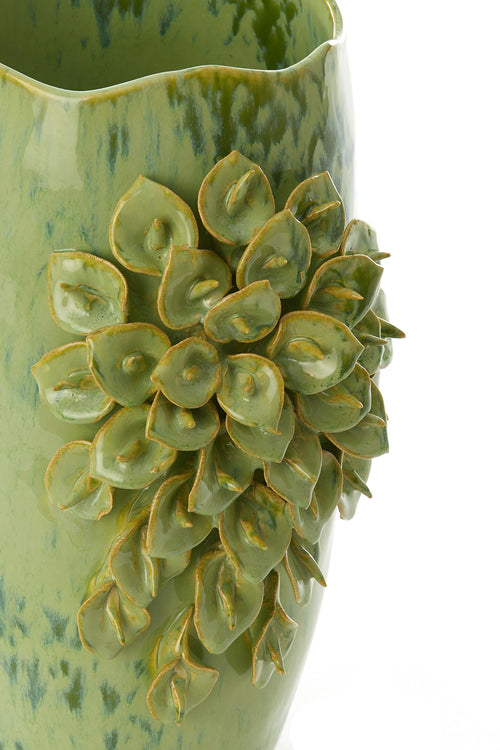 Light & Living vaas AMIATA - 23x19x35.5cm - groen - vtwonen shop