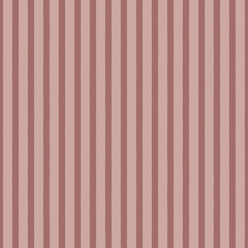 Sanders & Sanders behang geschilderde strepen bordeaux rood en roze - 50 x 900 cm - 935398