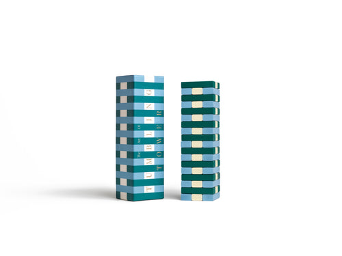 Printworks Spel Play - Tumbling Towers - Groen/Blauw