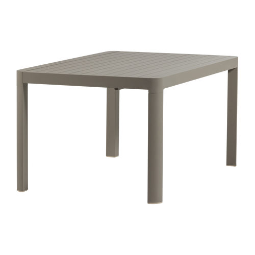 WOOOD tuintafel uitschuifbaar Ovara - Aluminium - Zand - 76x150x150