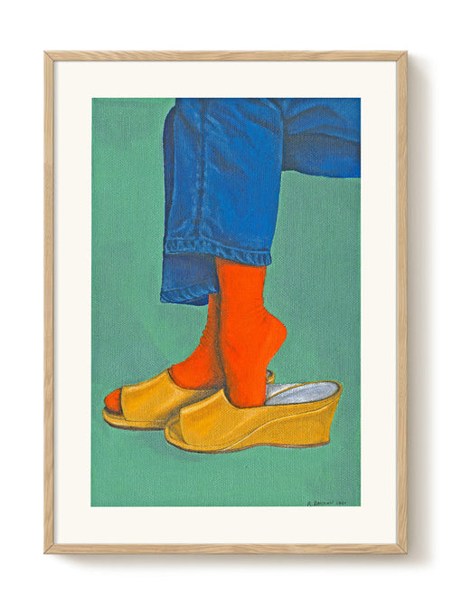 Roxanne - Heels with socks - PSTR studio Kunst Poster - vtwonen shop