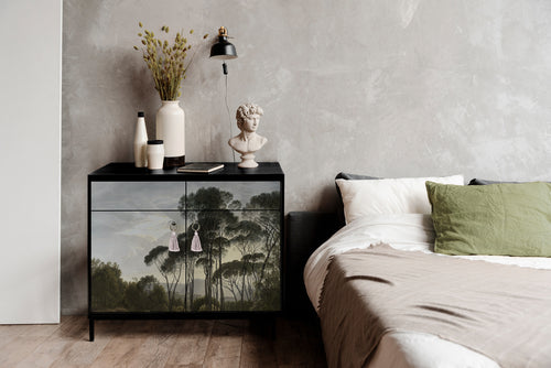 Dressoir MDF 2 deuren en 2 lades met bosprint - vtwonen shop