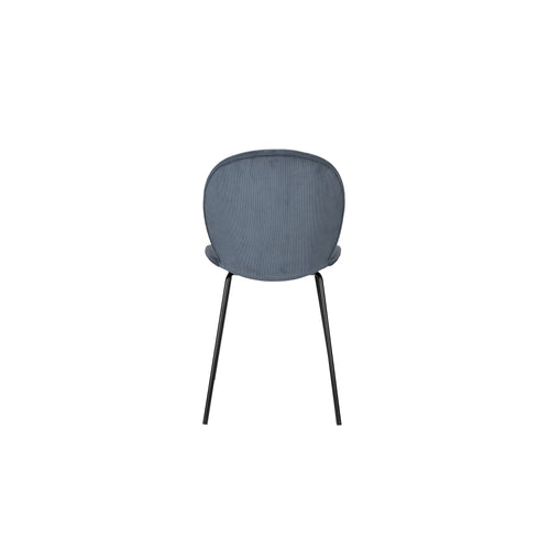 Zuiver Bonnet Eetkamerstoelen Grijs/Blauw - Set van 2
