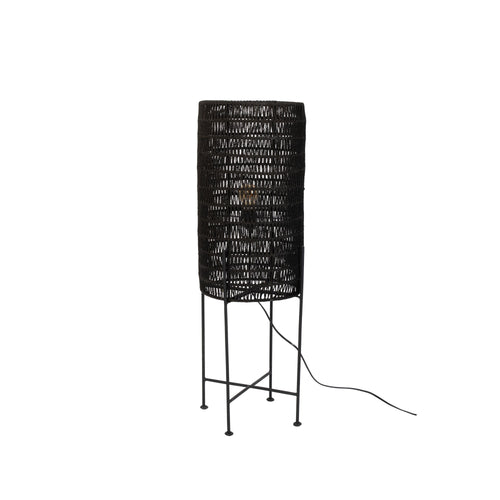 Dutchbone Kari Vloerlamp/ Staande lamp Zwart - vtwonen shop