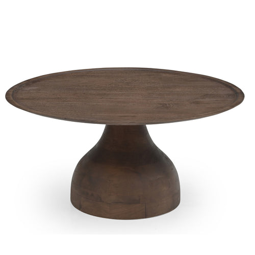 Giga Meubel Salontafel Joji - Rond - Mangohout - 80cm - vtwonen shop